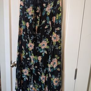 Spring floral skirt